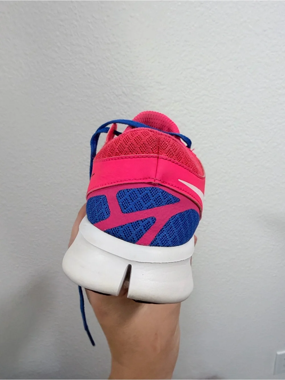 Nike Pink and Blue free runs